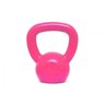 Haltere Kettlebell em ferro fundido Pelegrin PEL-04KB Emborrachado 4kg - Rosa - 1