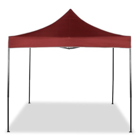 Tenda Gazebo Articulada Pelegrin Pel-300C Portátil Bordô 3,00x3,00m