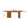 Conjunto Mesa de Jantar Orgânica 6 Cadeiras Estofadas Gaia Espresso Móveis - 12