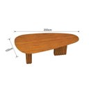 Ver imagem 3 de Conjunto Sala de Jantar Mesa Orgânica 6 Cadeiras MDF Gaia Yescasa Bege