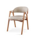 Ver imagem 6 de Conjunto Mesa de Jantar Orgânica 6 Cadeiras Estofadas Gaia  Yescasa