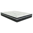 Ver imagem 1 de Colchão Casal Molas Bonnel Venezia Black Euro Pillow (138x188x24) - Orthoflex