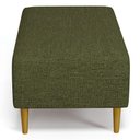 Ver imagem 7 de Kit 02 Puffs Decorativos Sala de Estar Cléo W01 Pés Palito 90 cm Linho Verde- Lyam Decor