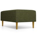 Ver mais imagens de Kit 02 Puffs Decorativos Sala de Estar Cléo W01 Pés Palito 90 cm Linho Verde- Lyam Decor