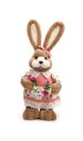 Ver imagem 1 de Coelha Decorativa em Pé C/ Flores e Ovo Happy Sunday