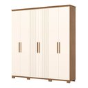 Ver imagem 7 de Guarda Roupa 213,5cm 6 Portas 3 Gavetas Ávila Henn