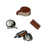 Kit Pedal Bicicleta Monark Monareta Campainha Selim e Manopla (Eixo Fino) - Marrom - 1