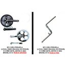 Ver imagem 2 de Kit Retrô Bike Marrom Vintage Pedal Selim Conforto - ROSCA FINA