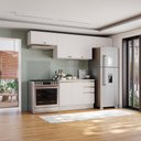 Ver imagem 1 de Armário de Cozinha Completa 100% Mdf 280cm Branco Celeste Kappesberg