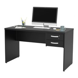 Mesa de Escritório 1.20x60 com Gaveteiro Tampo 30mm Netmobil - Preto - 4