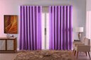 Ver imagem 1 de Cortina Jacquard Luxo em Tecido Semi Blackout Sala 2,70x1,80:lilas