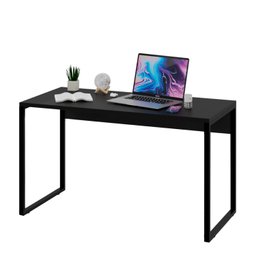 Mesa de Escritório Computador Industrial 1,35m Netmobil - Preto - 3