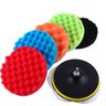 Kit 8 Boinas Esponjas de Polimento Automotivo 3 Polegadas (8cm) para Parafusadeira e Furadeira - 8