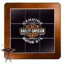 Ver imagem 3 de Mesa Madeira Azulejo 60x60cm - Bistrô Fixa 78cm - Natural - Harley Davidson