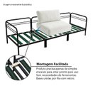 Ver imagem 6 de Sofá Living Modular Industrial 3 Lugares Basileia 340cm Yescasa Veludo Tx Bege Off White