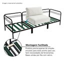 Ver imagem 6 de Sofá Living Modular Industrial 3 Lugares Basileia 340cm Yescasa Veludo Tx Bege Off White