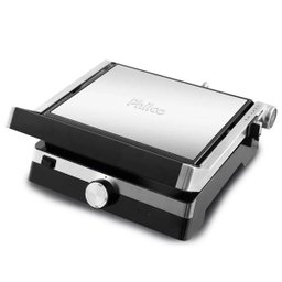 Grill Master Press Philco Inox Design PGR04PI Chapa 180º 220V - 1