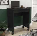 Ver imagem 2 de Mesa Escrivaninha Compacto Not 0,70 para Quarto e Office com Gaveta Preto