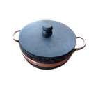 Ver imagem 3 de Panela em Pedra Sabão com Alça de Cobre Número 8 Curada