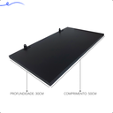 Ver imagem 3 de Kit 4 Prateleira Preta 50X30 + Suporte Flutuante Mdf  Organizadora Decoração Cozinha Banheiro Sala