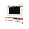 Rack e Painel para TV Arsenal 2 Nichos Branco Nature - 1
