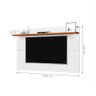 Rack e Painel para TV Arsenal 2 Nichos Branco Nature - 4