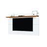 Rack e Painel para TV Arsenal 2 Nichos Branco Nature - 7