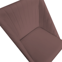 Ver imagem 4 de Kit 06 Cadeiras Para Sala de Jantar Ana Pés Palito Veludo Rosê D'Classe Decor