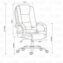 Ver imagem 5 de Cadeira de Escritório Presidente Fox Racer Base Cromada com Rodinha Cinza Ut-c300