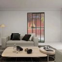 Ver imagem 2 de Porta de Alumínio de Correr 2 Folhas com Trinco Lado Esquerdo 210x120 Preto Allo Esquadrias