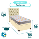 Ver imagem 3 de Kit Cabeceira + Cama Box Bau + Colchão Solteiro D20 D20 Inducol
