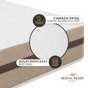 Ver mais imagens de Cama Box Baú Casal Bioclassic com Colchão Molas Ensacadas Pillow Top Bege 138cm
