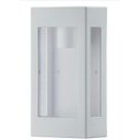 Ver imagem 2 de 5 Arandela Externa de Parede Retangular 25 Cm Branco E27 Zan89