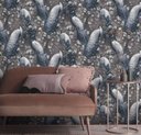 Ver imagem 3 de Papel de Parede Wiler Reno - Pavão Tabaco