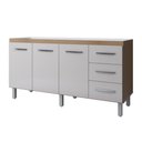 Ver imagem 1 de Balcão para Pia Diana 150 Cm Savana Off White Moblis