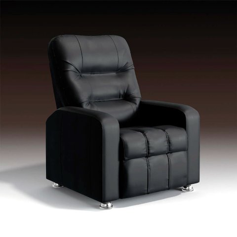 Poltrona do Papai Reclinável Maldivas Corano Preto - Speciale Home