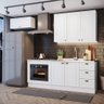 Cozinha Compacta 04 Peças com Aéreo Geladeira Amy Casa 812 - 1