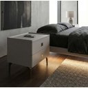 Ver imagem 4 de Mesa de Cabeceira Multifuncional Smart Vision: Carregador por Indução, Led Automático e Soft Close C