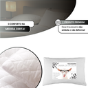 Ver imagem 3 de Kit 4 Travesseiros Cabra de Óculos Macio Confortável Antialérgico