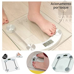 Balança Humana Digital De Banheiro Vidro Temperado 180kg - 3