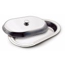 Ver imagem 1 de Travessa Inox Funda com Tampa 40,1cmx27,5cm Ciclo Tramontina