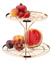 Ver imagem 1 de Fruteira Dupla Redonda Cobre Future Frutta e Verdure