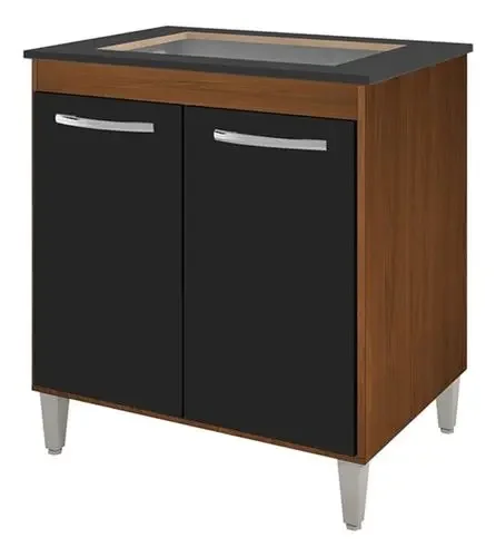 Balcao para Cooktop 4 Bocas Branco Moblis - 8