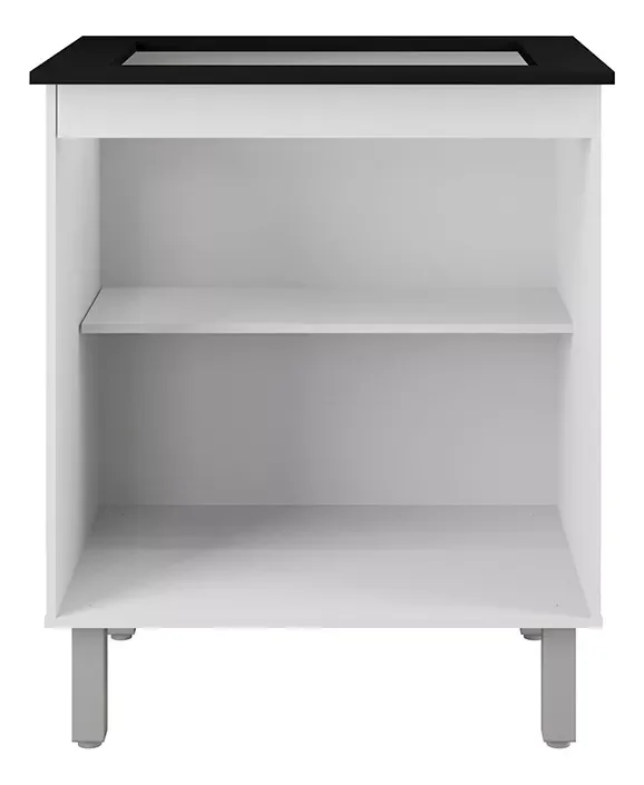 Balcao para Cooktop 4 Bocas Branco Moblis - 6