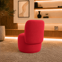 Ver imagem 4 de Poltrona Decorativa Bia Orgânica Suede Recepção Sala Estar Quarto