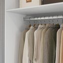 Ver mais imagens de Guarda Roupa Casal 239cm 8 Portas 4 Gavetas Vortex Branco S01 - Mpozenato