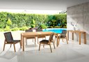 Ver imagem 2 de Conjunto Trama Mesa 220cm + Cadeiras Corda Preta - 60500