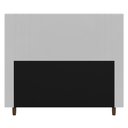 Ver imagem 3 de Cabeceira Cama Box Casal Queen Size Ferrara 160cm Corano Branco - Abmaza