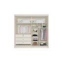 Ver imagem 3 de Guarda Roupa 4 Portas 3 Gavetas e Nantes Off White - Europa