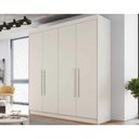 Ver imagem 1 de Guarda Roupa 4 Portas 3 Gavetas e Nantes Off White - Europa